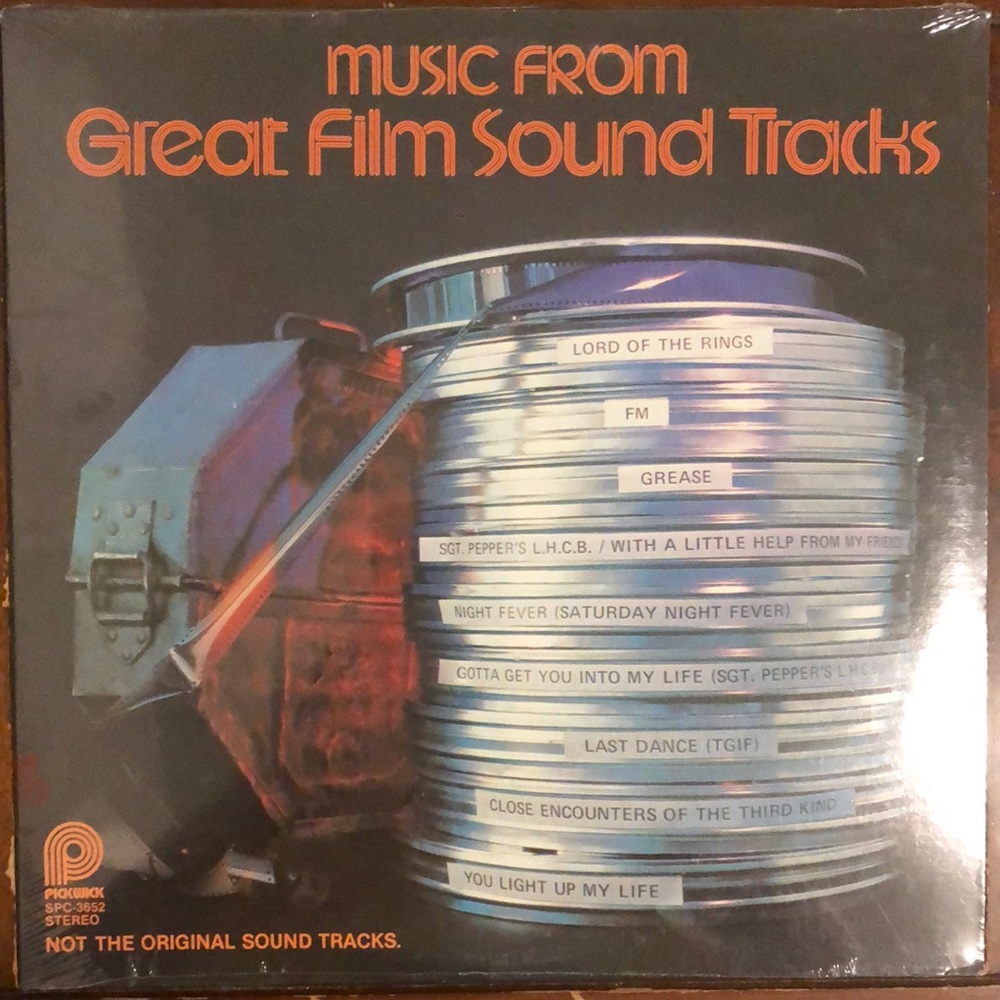 Music From Great Film Soundtracks Music Vinyl Lp '78